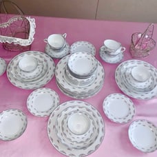 44 PC 1220 Rosemary Fine China
