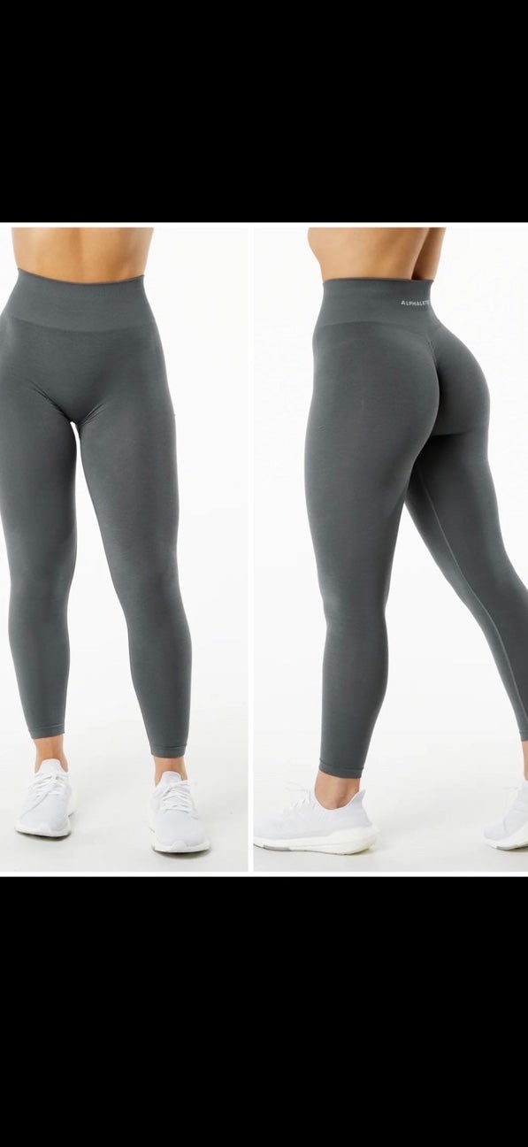 Alphalete amplify leggings-titanium