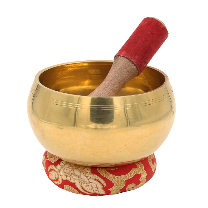 Large Tibetan Singing Bowl Complete Set