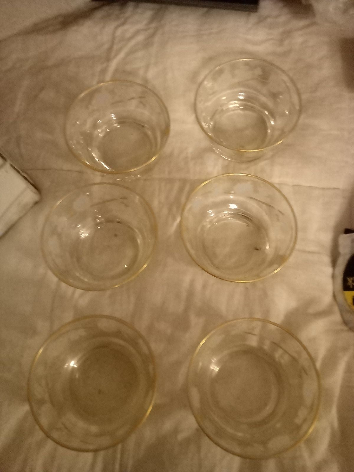 Vintage set of 6 mini bowls