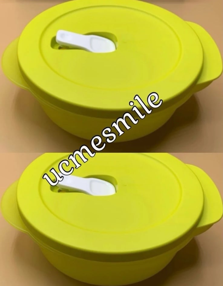 Tupperware CrystalWave Micro Flash Geni || Bowl Set