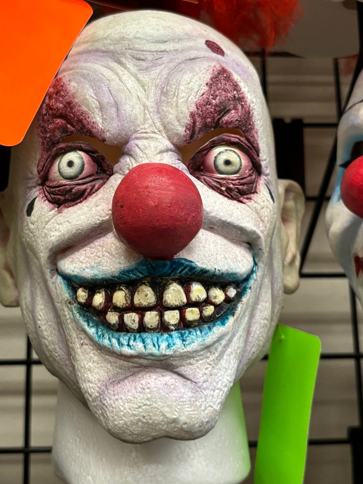 Serial Killer Circus Maniac Ghoulish DELUXE ADULT LATEX CRAPPY THE CLOWN MASK