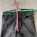 Baldwin Kansas City Jeans 32 Grey Selvedge Henley Rango Slim Straight Button Fly