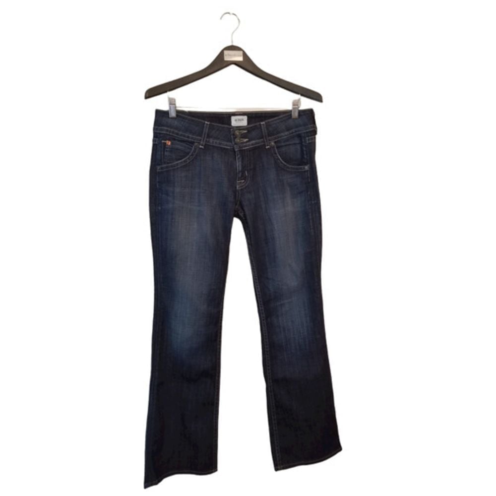 HUDSON Women's Jeans Blue Denim Straight Leg Size 29 Inseam 31 in