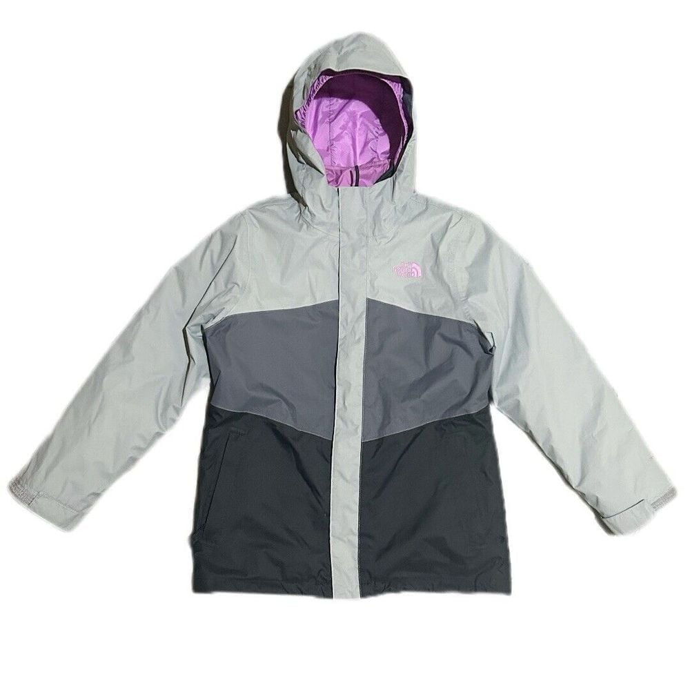 The North Face Girls Snowboarding 3 In 1 Hooded Full Zip Jacket & Puffer L 14-16