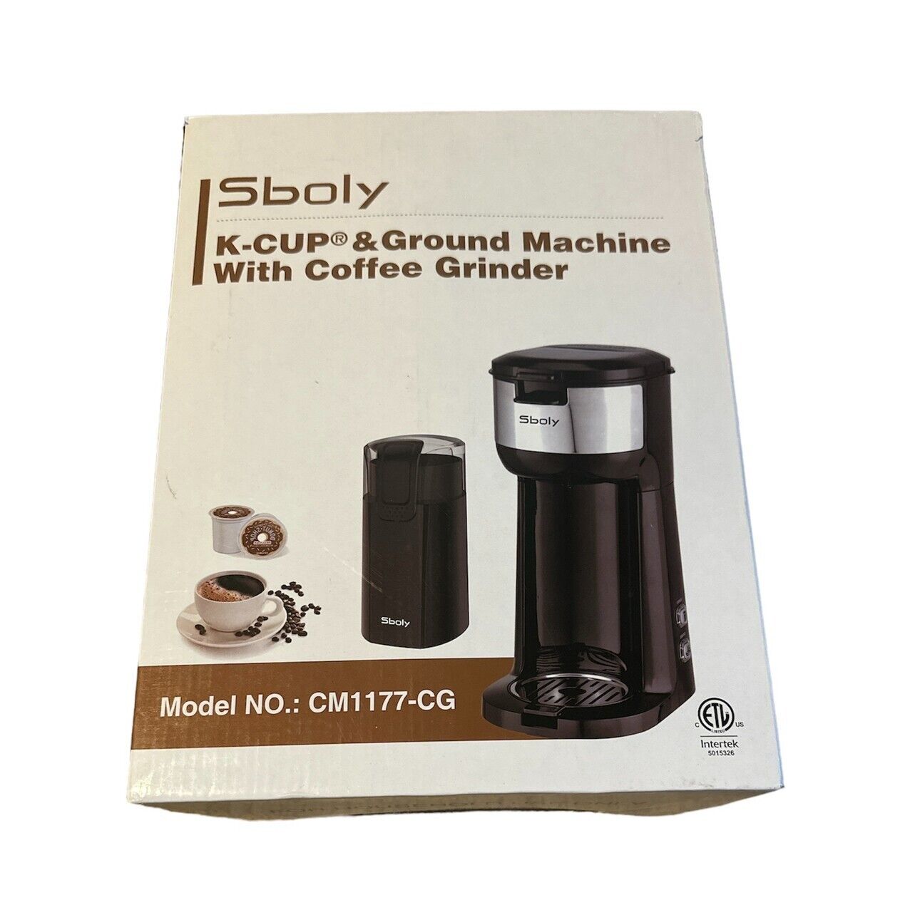 Single Serve Coffee Maker for K Cup and Coffee Grinder