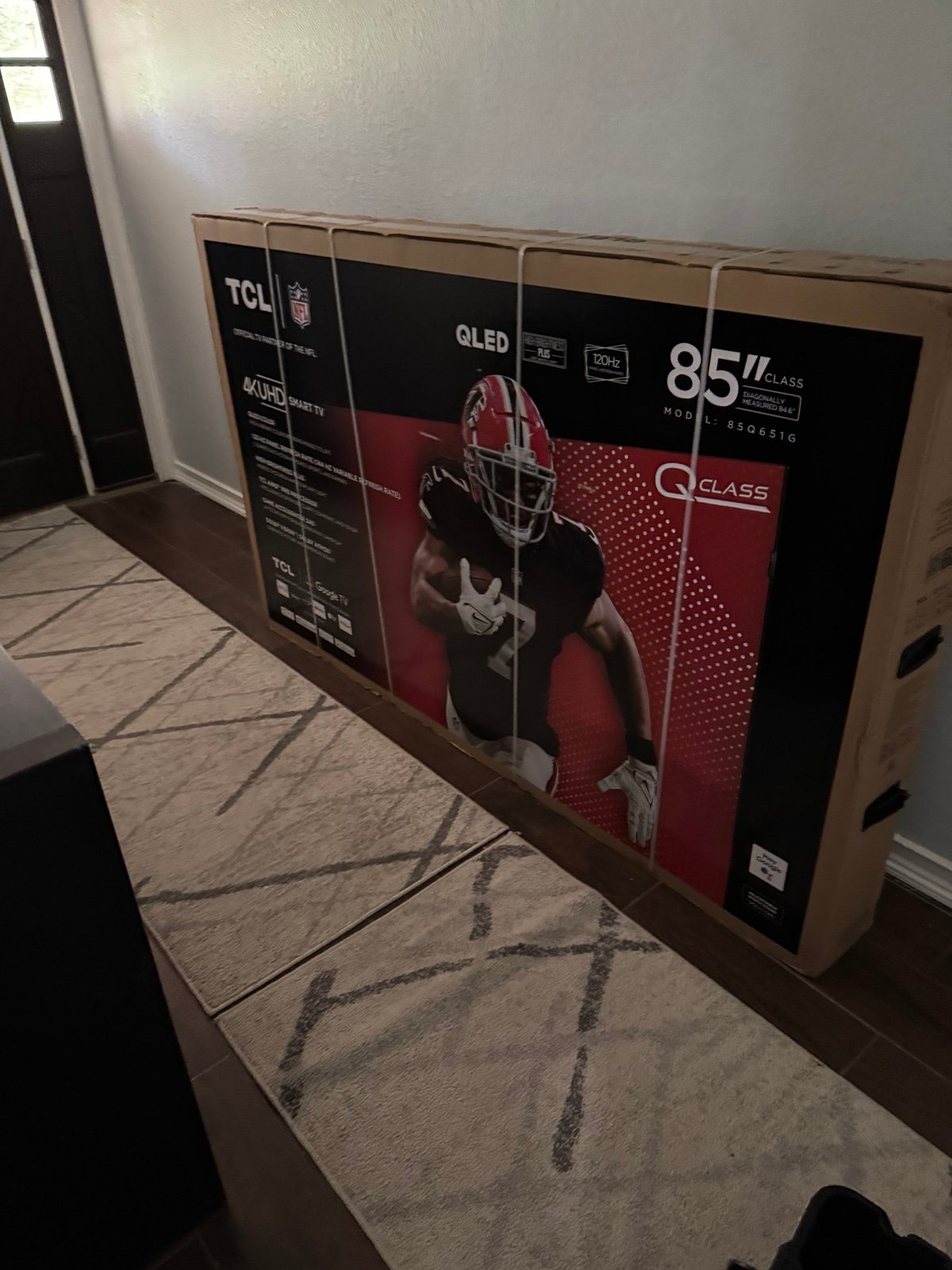 85IN TCL QLED Google Smart TV