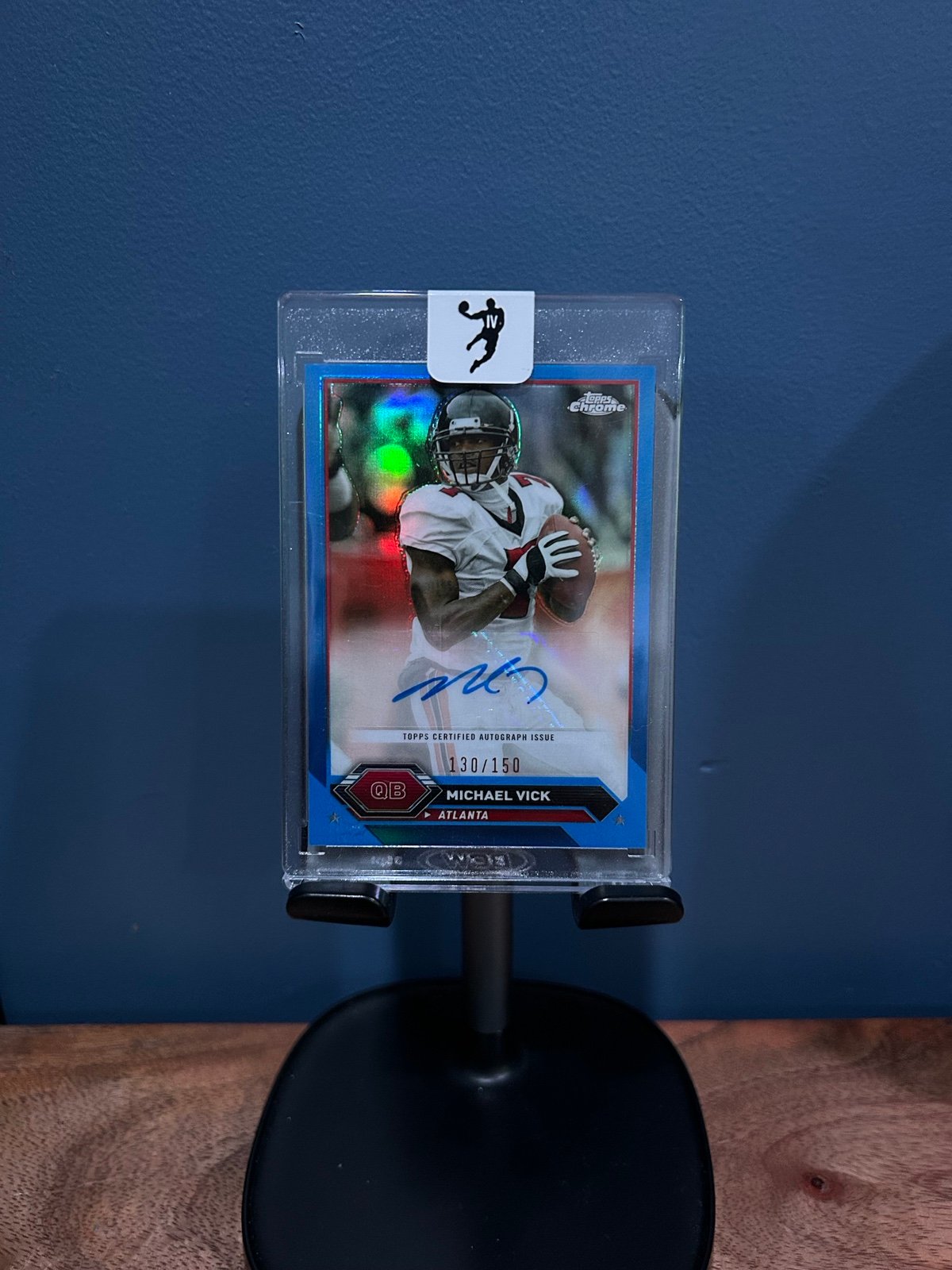 2023 Topps Composite Chrome Michael Vick Blue Refractor Auto /150 Falcons