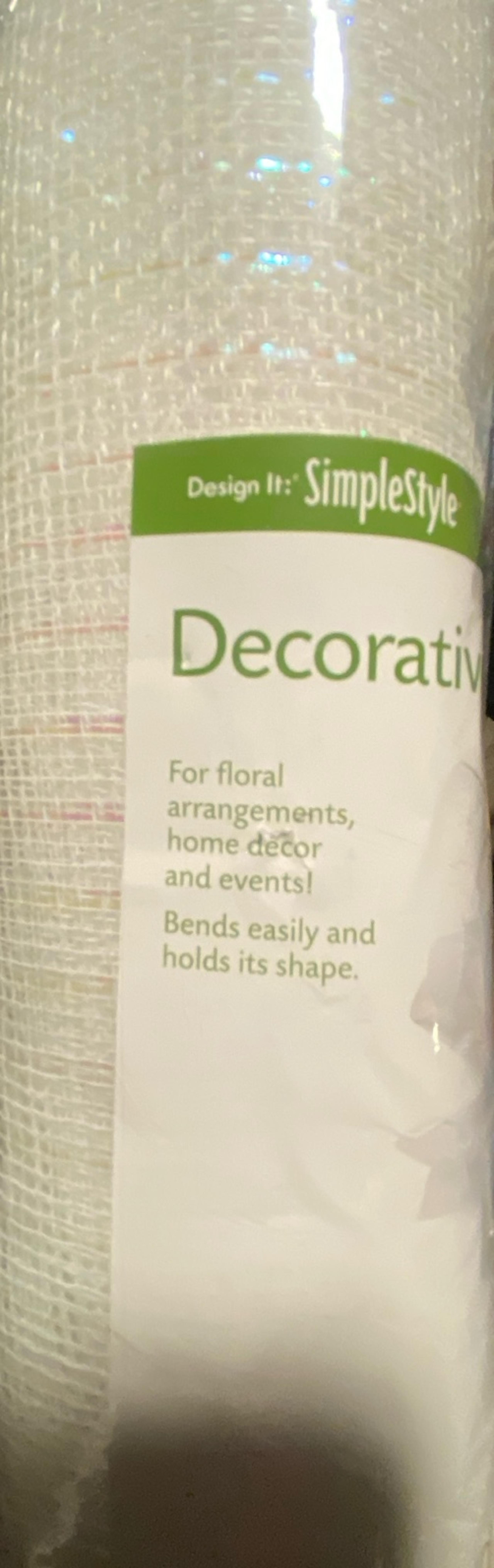Mesh for flowers or other decorations
