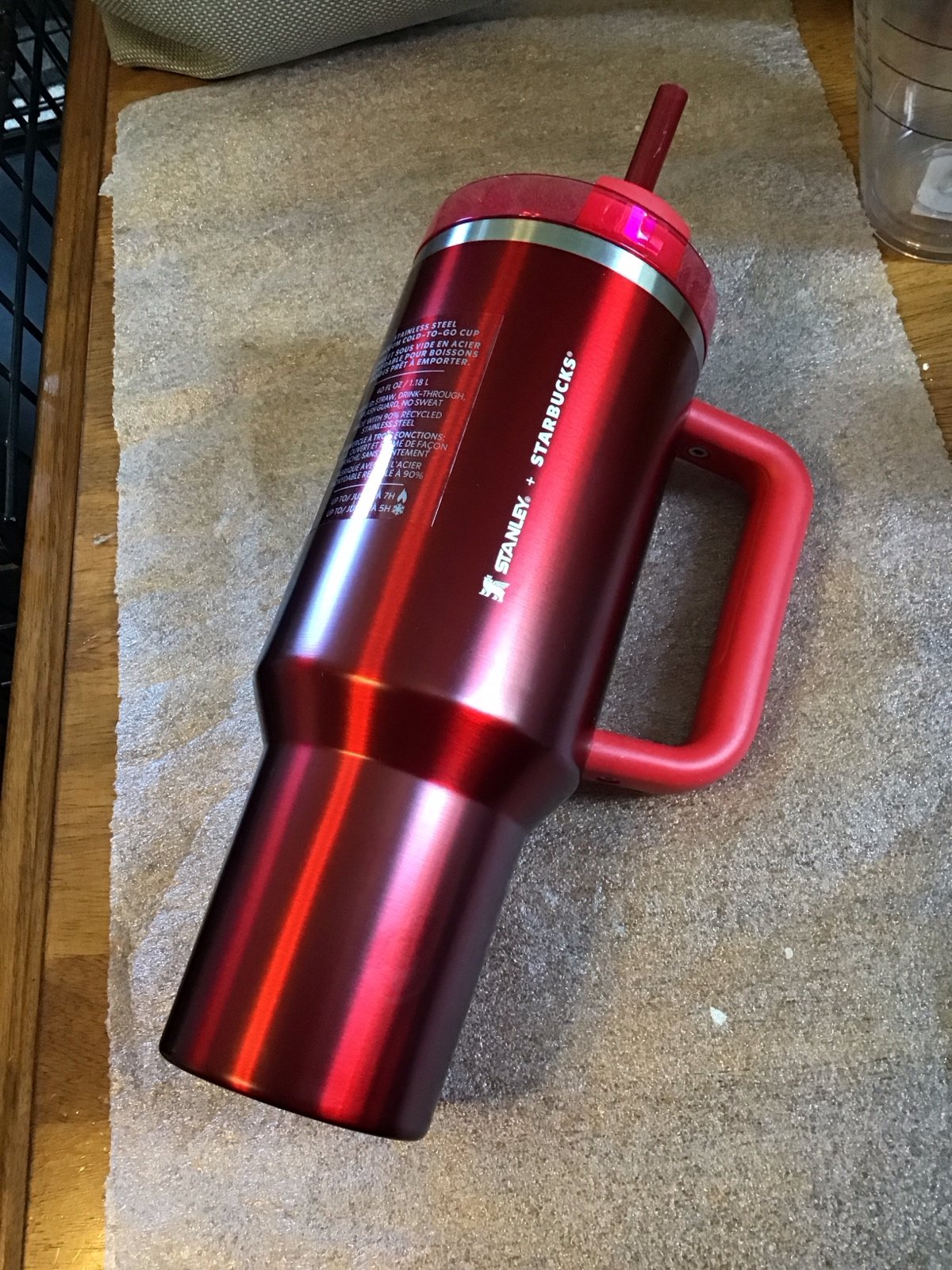 Starbucks Stanley exclusive. Stainless steel 40 oz Red