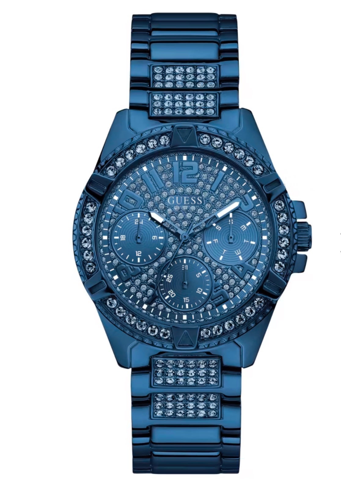 GUESS blue watch for men