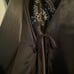 Linea Donatella Black 2 pc Lace Negligee NWT- S
