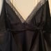 Linea Donatella Black 2 pc Lace Negligee NWT- S