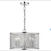 NWT Golden Lighting London 5-Light Pendant No Cage In Chrome