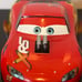 Disney Pixar Pull-N-Race Die Cast Cars Lightning McQueen #95 & Brick Yardly #24