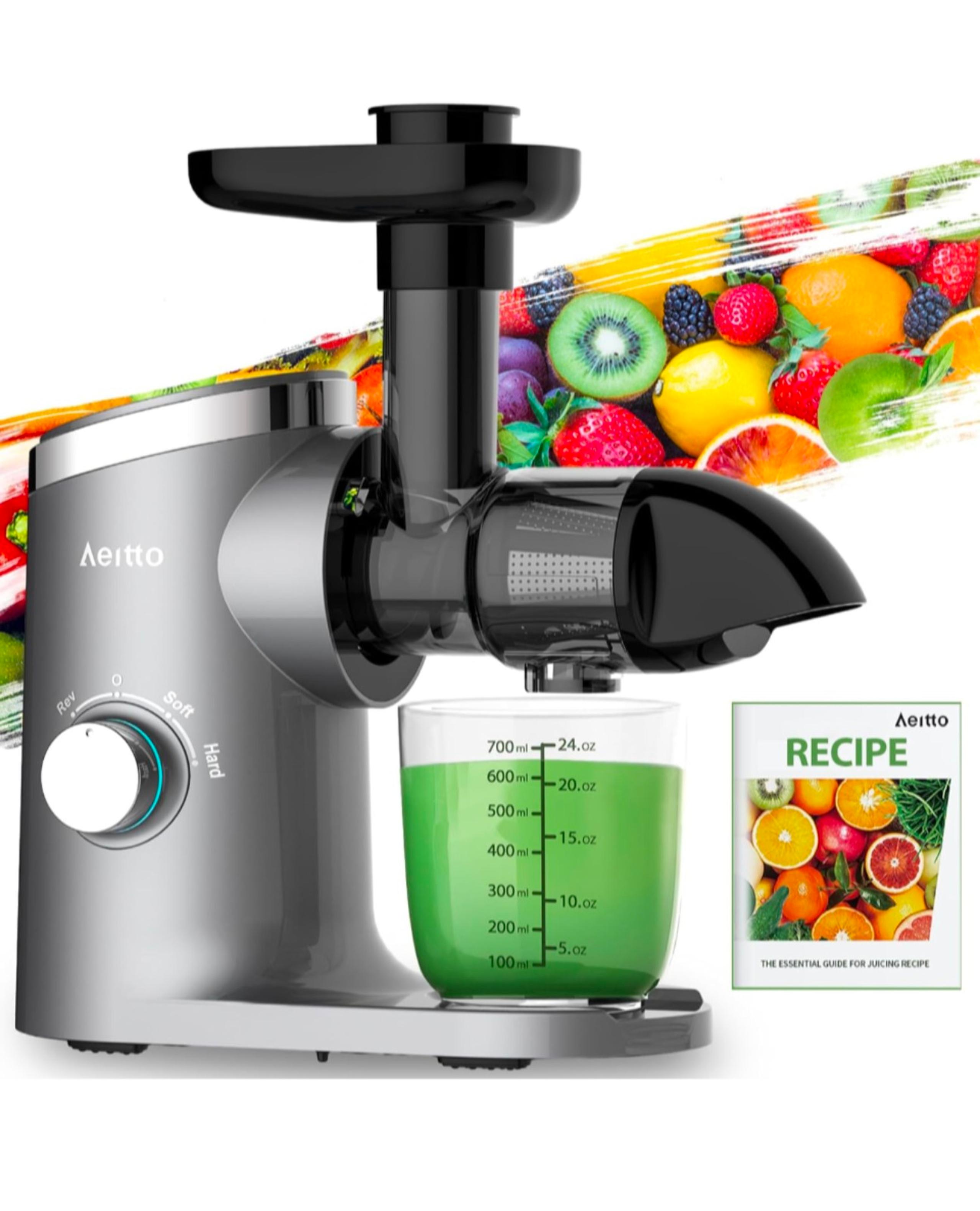 Slow Masticating Juicer, Cold Press Jucier Machines, with Triple Modes