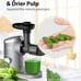 Slow Masticating Juicer, Cold Press Jucier Machines, with Triple Modes