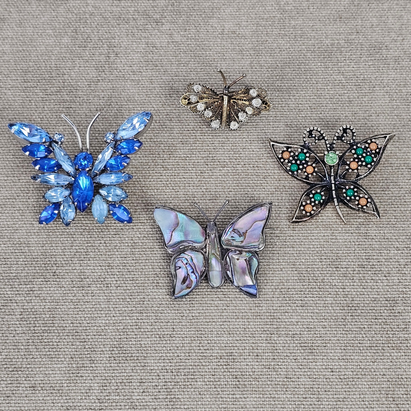 butterfly pins and brooches