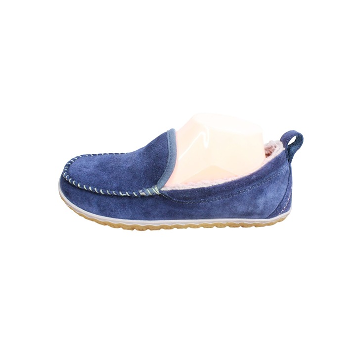 LL Bean Women's Purple Suede Fleece Lined Mountain Moccasin Slippers Size 8 M