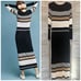 Anthro Bailey 44 Norwich striped knit maxi dress long sleeves NWT Small