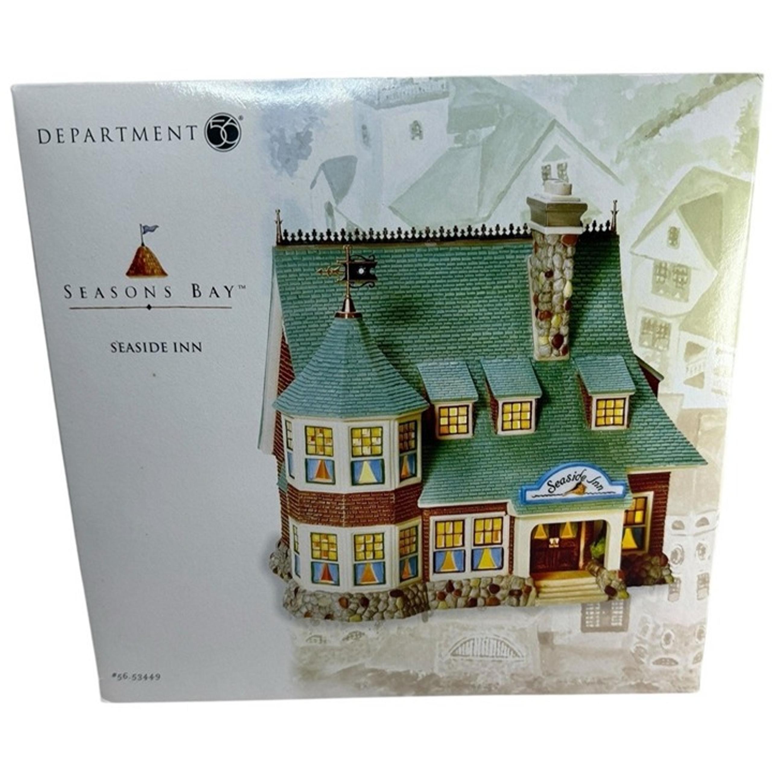 Department 56 Season's Bay Seaside Inn Christmas Village Building #56.53449 Dept