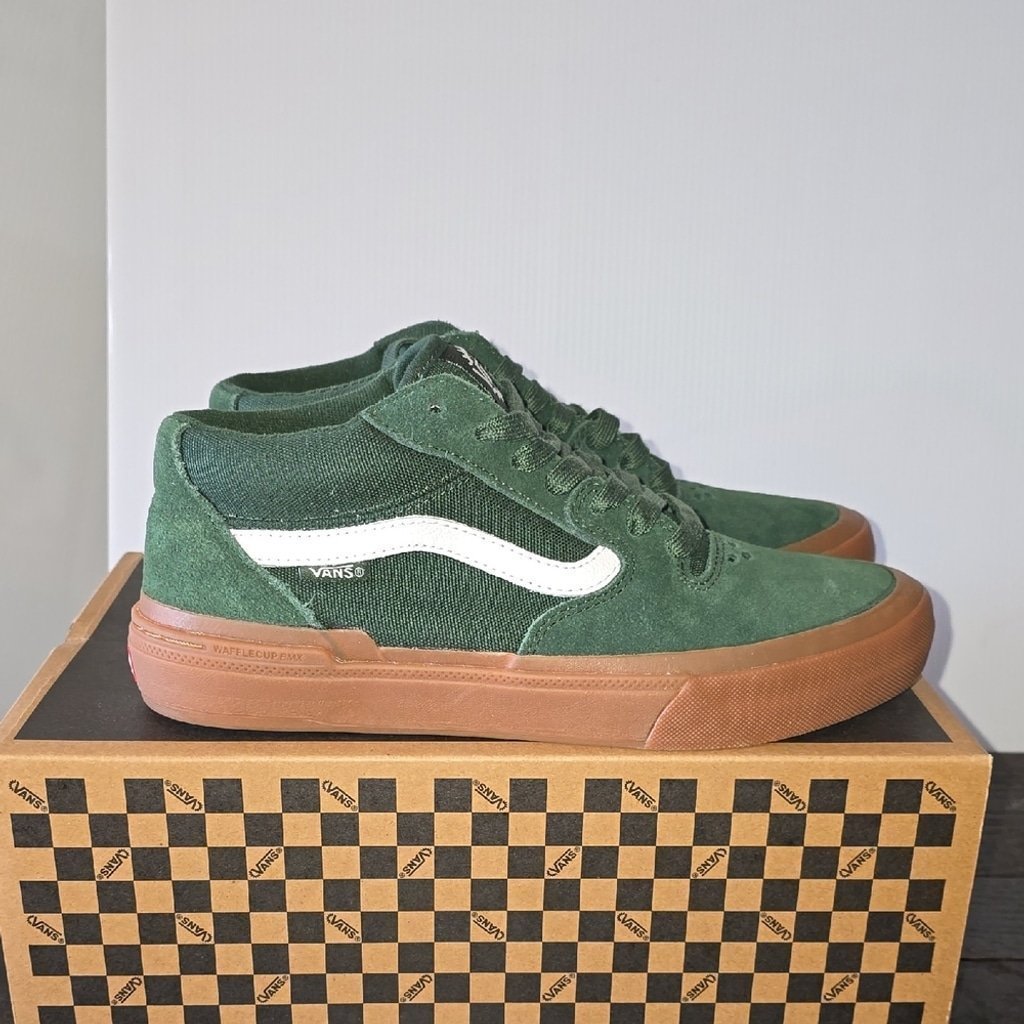 Vans Green Suede Sneakers