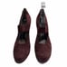 Marni Burgundy Suede Platform Wedges