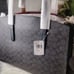 Coach Charlie Carryall In Signature Canvas COLOR:Charcoal/Midnight Navy/Light Go