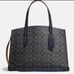 Coach Charlie Carryall In Signature Canvas COLOR:Charcoal/Midnight Navy/Light Go