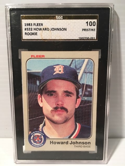 1983 FLEER #332 HOWARD JOHNSON SGC 100