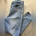 American Eagle Distressed Ripped Light Wash Ankle High Rise Mom Jeans