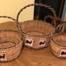 Baskets 3 pc set