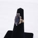 Fine Estate Smokey Quartz Gemstone Cocktail Ring 10K Gold Setting 8+ TCW 5.25