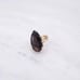 Fine Estate Smokey Quartz Gemstone Cocktail Ring 10K Gold Setting 8+ TCW 5.25