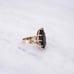Fine Estate Smokey Quartz Gemstone Cocktail Ring 10K Gold Setting 8+ TCW 5.25