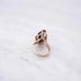 Fine Estate Smokey Quartz Gemstone Cocktail Ring 10K Gold Setting 8+ TCW 5.25