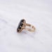 Fine Estate Smokey Quartz Gemstone Cocktail Ring 10K Gold Setting 8+ TCW 5.25