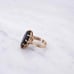 Fine Estate Smokey Quartz Gemstone Cocktail Ring 10K Gold Setting 8+ TCW 5.25