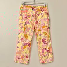 Lilly Pulitzer Cropped Capri Pants in Liza Pacific Print