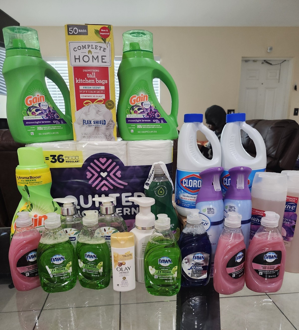 LAST ONE Tide bleach paper bundle deal GAIN