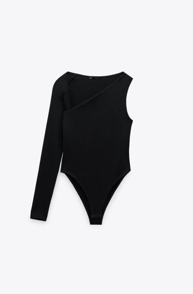 ZARA ASYMMETRICAL BODYSUIT