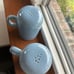 Fiesta Fiestaware Periwinkle Stove Top Salt Pepper Shaker Shakers
