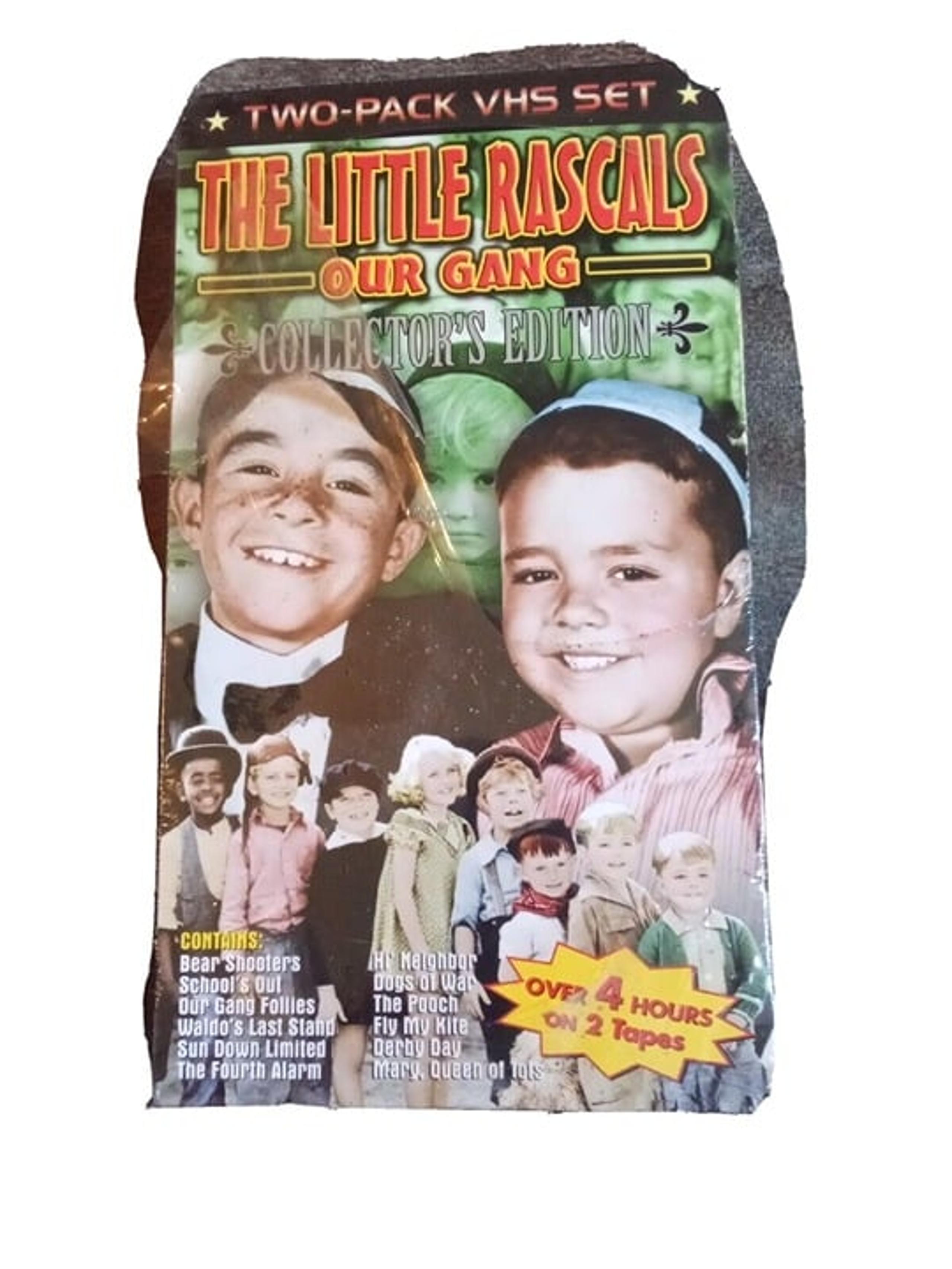 The Little Rascals Our Gang Collectors Edition 2004 Two-Pack VHS Set OPEN BOX