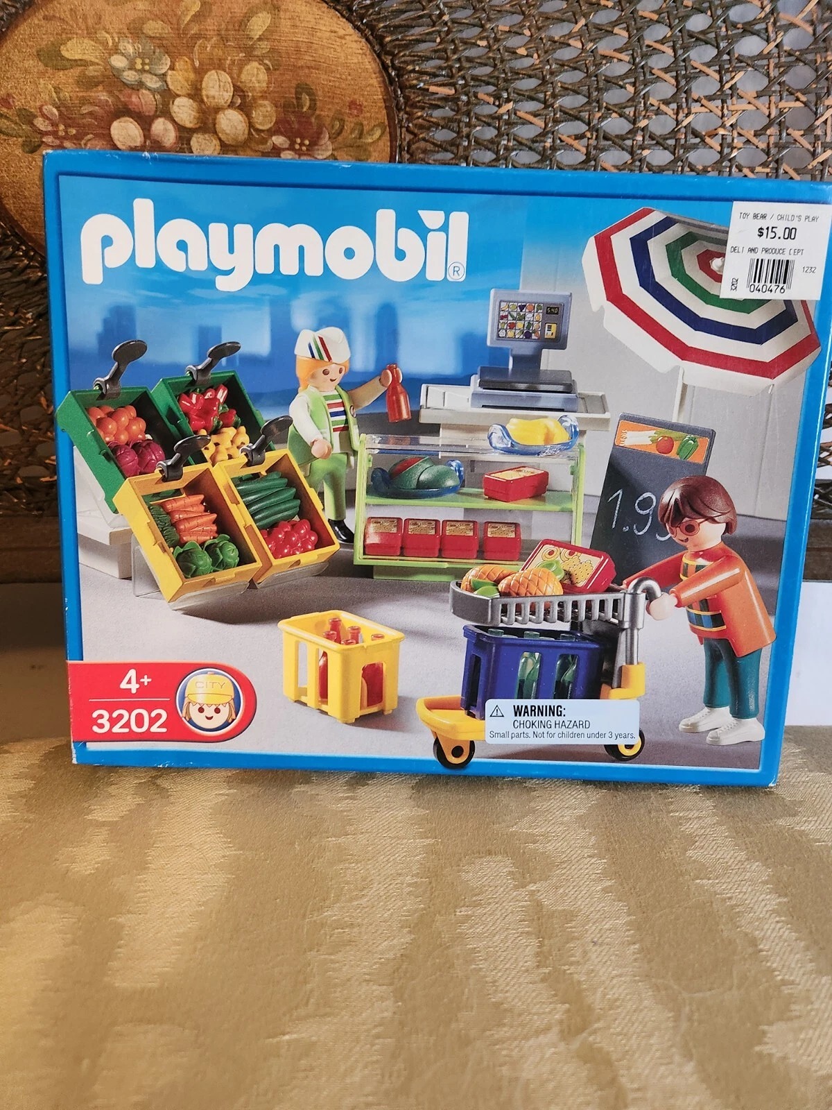 Playmobil 3202 Deli and Produce Department 2002 Vintage Brand New & Sealed