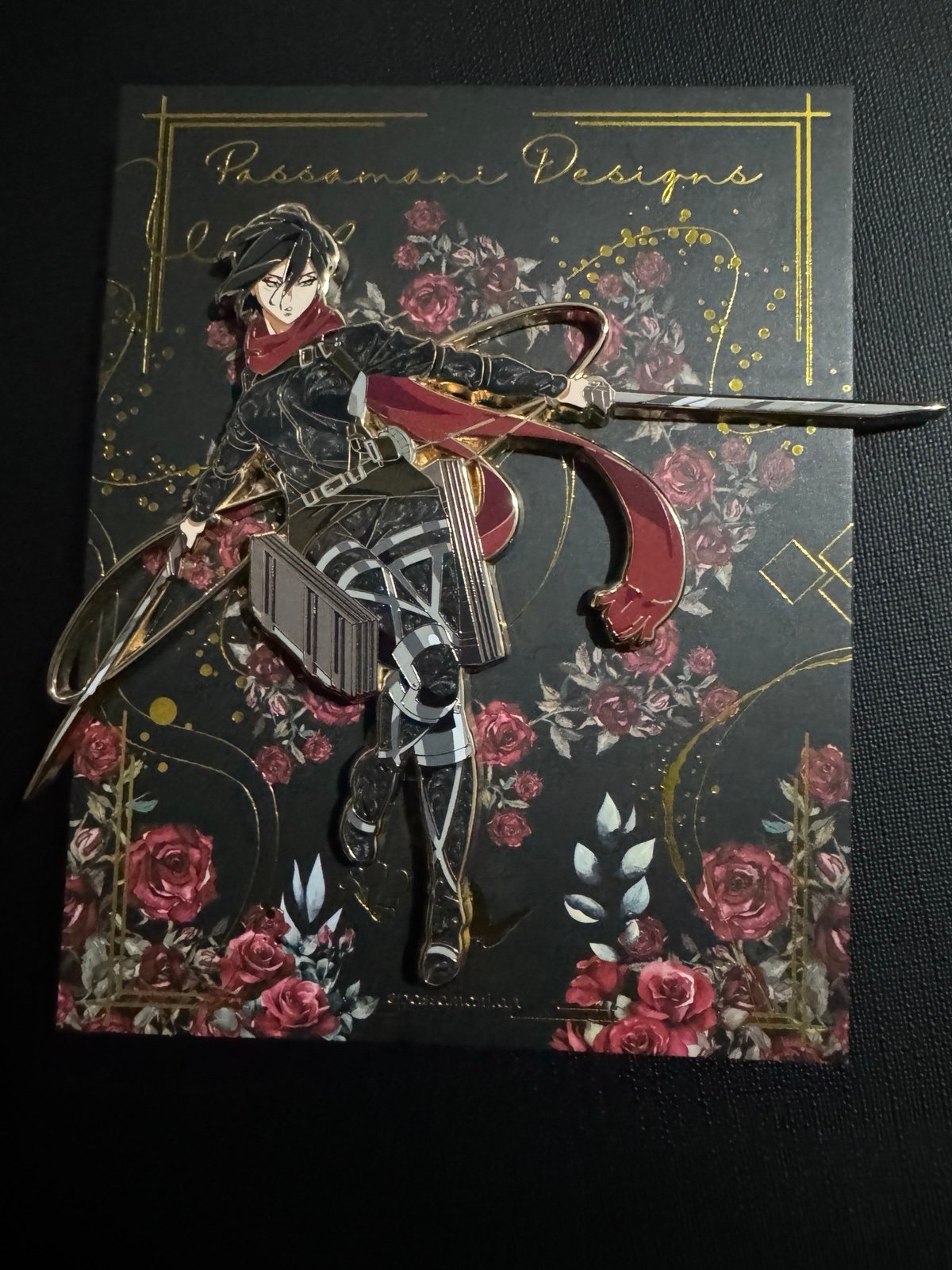 Attack on Titan AOT Mikasa Ackerman Pin