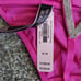 Victorias Secret Very Sexy V-Hardware Rhinestone V-String - Fuschia Frenzy -Sz M
