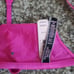 Victorias Secret Very Sexy V-Hardware Rhinestone V-String - Fuschia Frenzy -Sz M