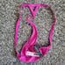 Victorias Secret Very Sexy V-Hardware Rhinestone V-String - Fuschia Frenzy -Sz M