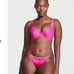 Victorias Secret Very Sexy V-Hardware Rhinestone V-String - Fuschia Frenzy -Sz M