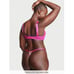 Victorias Secret Very Sexy V-Hardware Rhinestone V-String - Fuschia Frenzy -Sz M